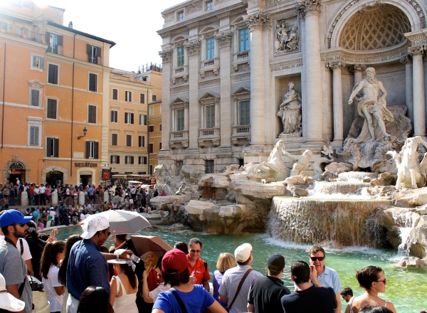 Everyone wants to see the Trevi Fountain! 